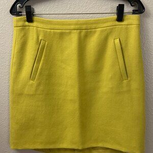 JCrew mini wool skirt, Size 6